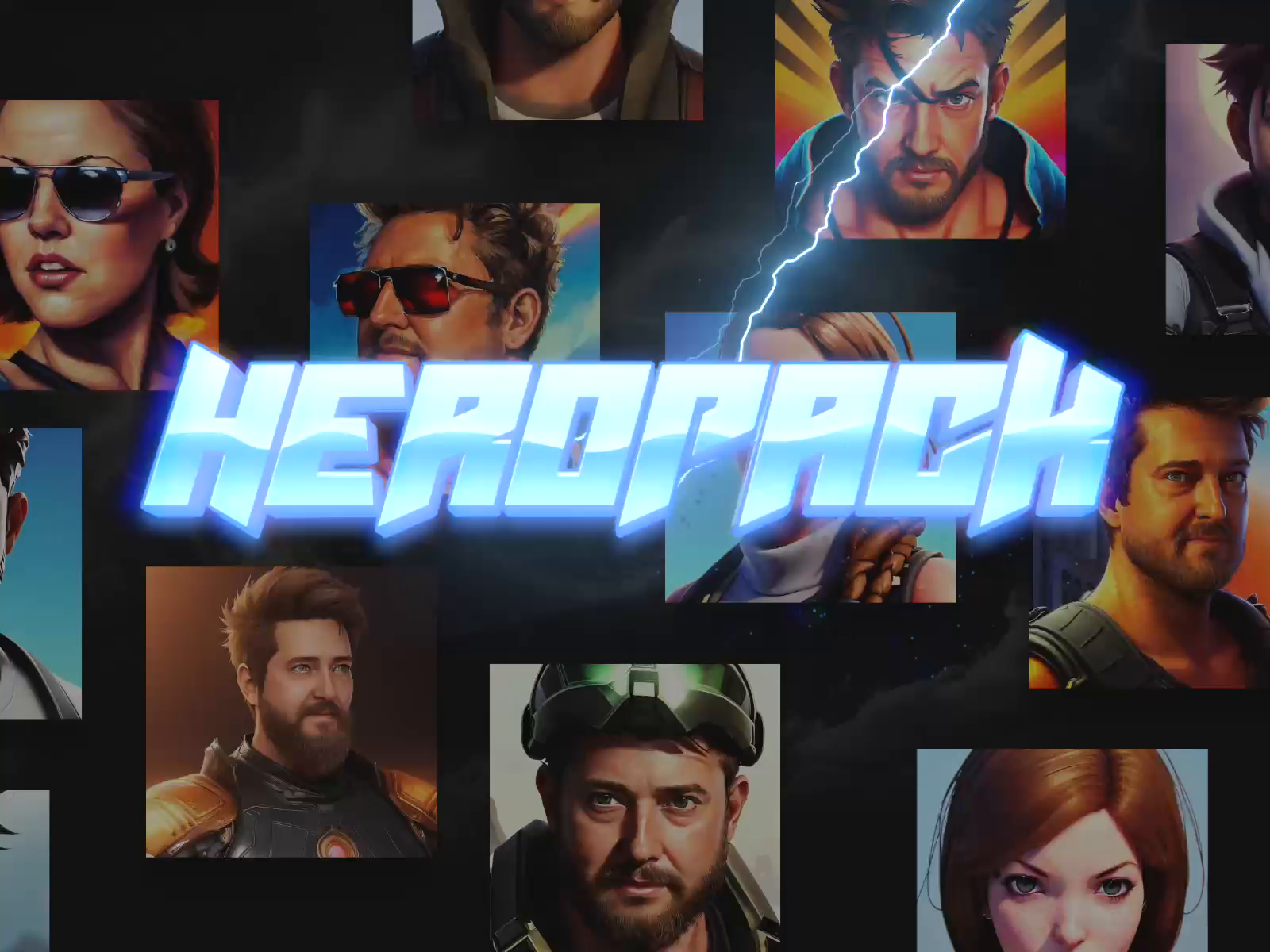 Hero Pack by Michael Flarup on Dribbble