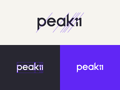 Logo for Peak11 branding design graphic design illustration logo peak typography ui ux vector