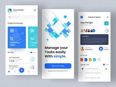 Task Management System Mobile App Design app app design dashboard kanban management mobile app organize planner product design productivity project management saas task management tasks team manager todo tracking trending work list