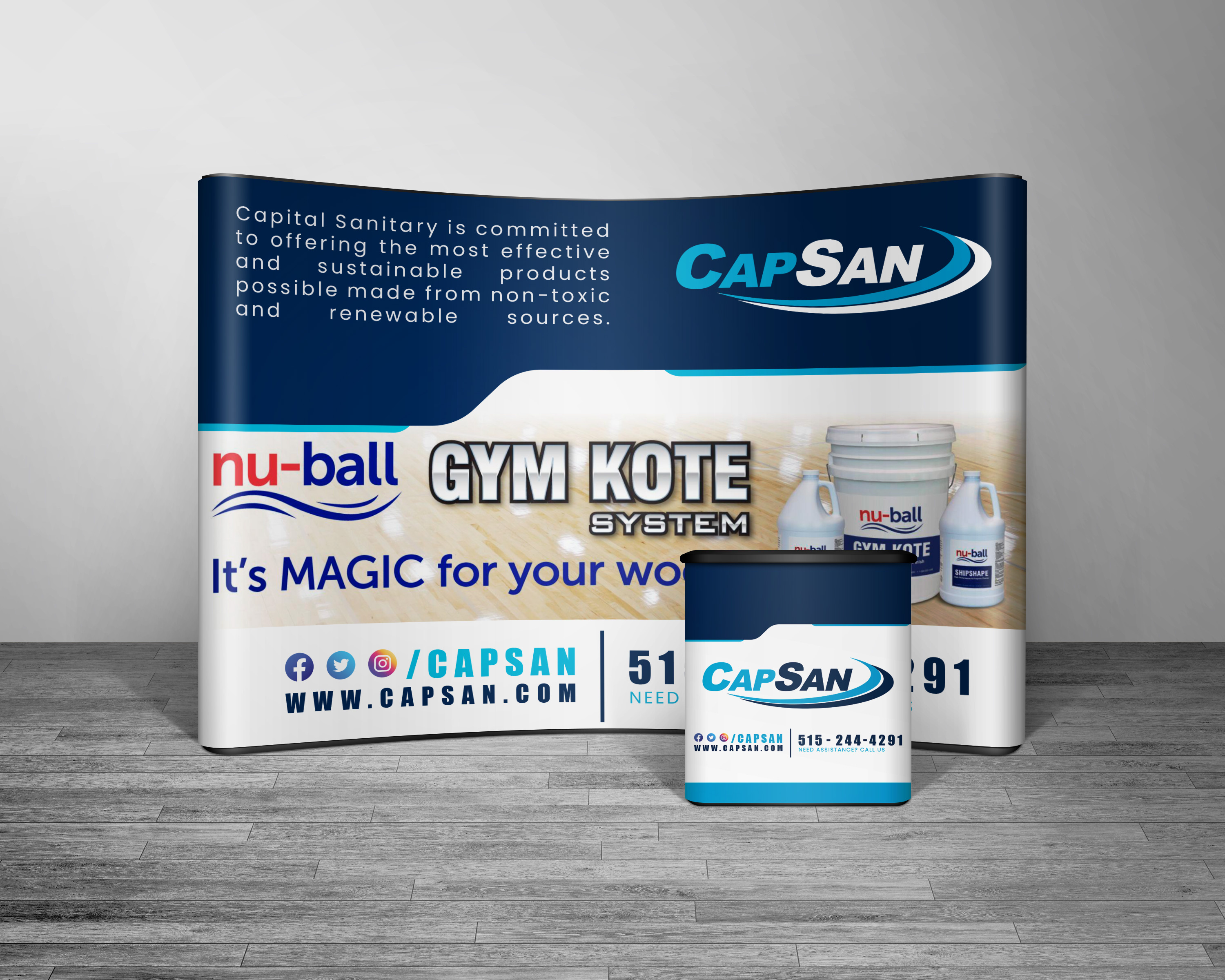 Example of I Will Design Trade Show Banner Backdrop