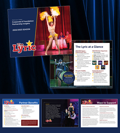 Lyric Partnership Brochure design graphic design
