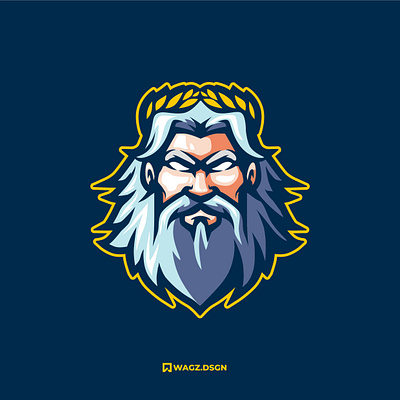 ZEUS design god graphic design greece god illustration logo mascot mascot logo vector zeus zeus mascot