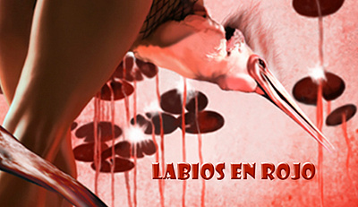 LABIOS EN ROJO arte illustration literatura surrealismo