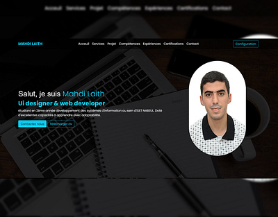 Portfolio website design ui ui website website