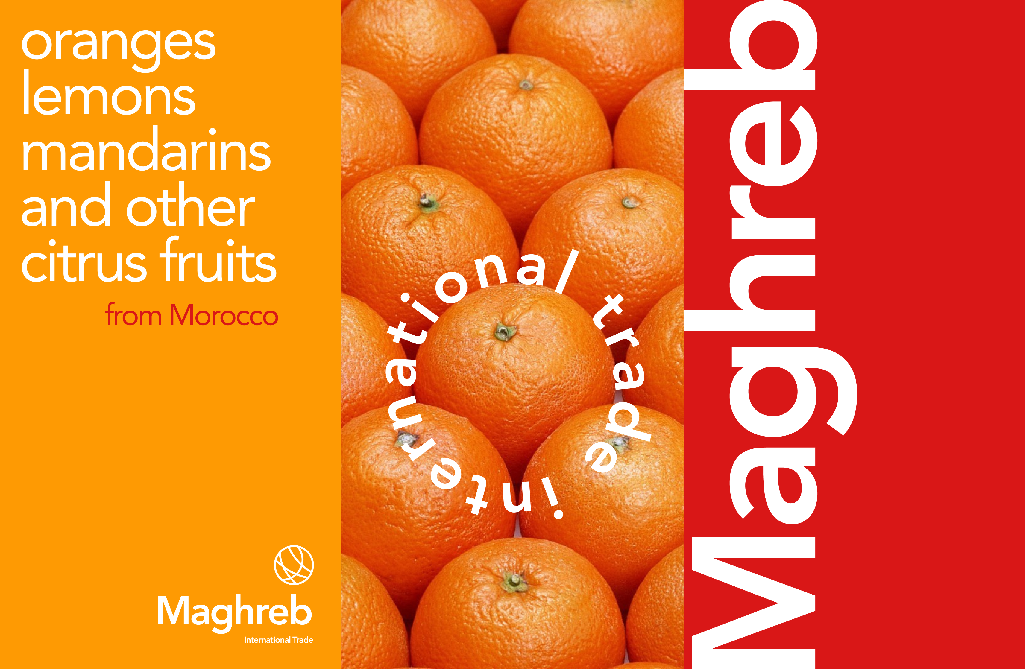 MAGHREB branding citrus design fruits graphic design identity illustration logo logotype typography vector visual identity