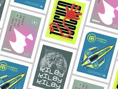 Misc. Posters abstract acid experimental poster poster design