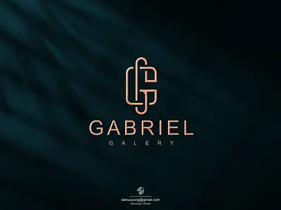 GABRIEL GALERY branding design flat gg initial logo gg logo graphic design icon illustration logo typography ui vector