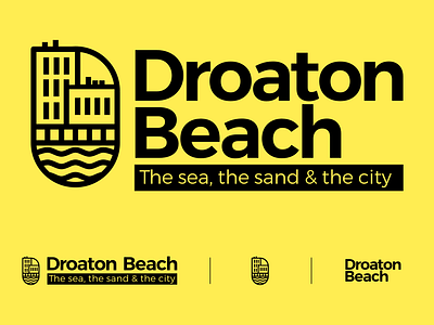 Droaton Beach - Wordmark & Icon - Logo Design affinity designer brand design brand identity branding brands design icon icon design iconography illustration logo logo brand logo design logos vector