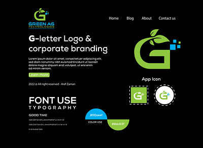 Green Technology Logo branding design graphic design graphicdesign illustrator logo logodesign modern logo
