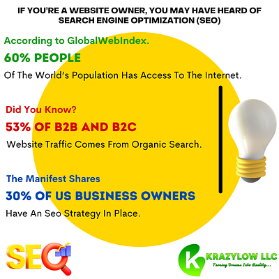 SEO information!!! branding business dataentry design illustration krazylowseo leadgeneration logo webdesign webdevelopment