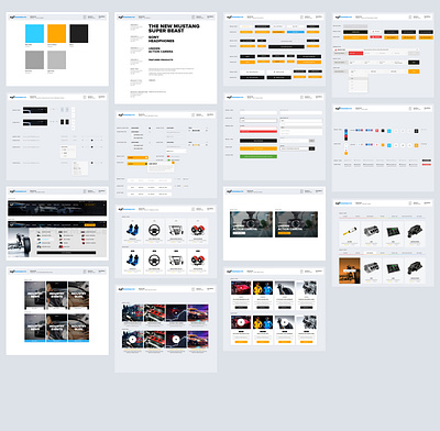 iKnowAuto Styleguide system components design styleguide system typography ui ux web website
