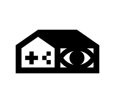 House of Tommy black design digital eye house icon illustration line logo minimal monogram simple symbol vector