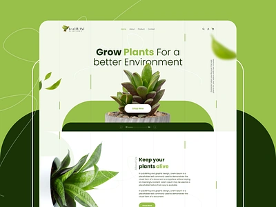 Indoor Plant🌵🌿 🍀 🍁 🍂 💐| Plant Shop Website Landing Page branding creative e commerce design e commerce shop e commerce website garden indoor plants interaction design landing page outdoor plants plants website plantshop typography ui uiux visual design web design website website design websitedesign