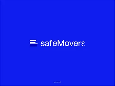 SafeMovers | Moving & Storage colors fast icon logo logodesign movers moving movinglogo movingstorage safe spark sparklogo storage trailer