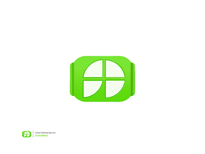 App Icon SchoolBitez app icon catering logo school catering tray
