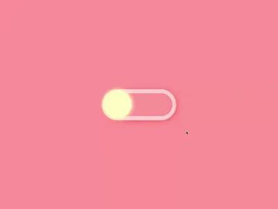 "On/Off Switch" - Daily015 #DailyUI black botton cute daily ui dailyui design figma illustration light onoff switch pink switch ui