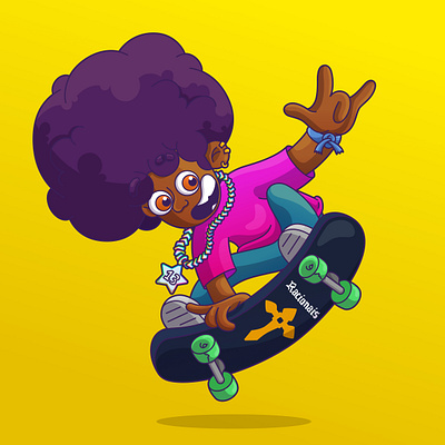 Brazilian Skaterboy! branding design graphic design ill illustration ui vector