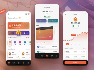 CR7 Cryptocurrency App Concept - Light Mode app ui apps design business cover design dailyuichallenge design illustration inspiration logo ui
