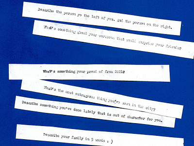 Questions color questions talk typography