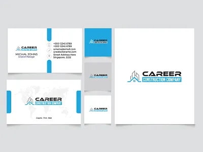 Real Estate Logo | Construction Company Logo Design branding building logo business logo construction company logo design creative logo custom logo design graphic design graphic design wali illustration logo logo design rashida ahtsham real estate logo real estate logo design