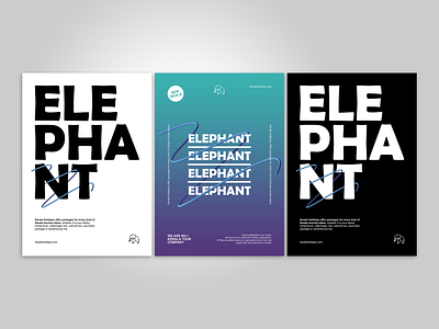 Elephant branding graphic design