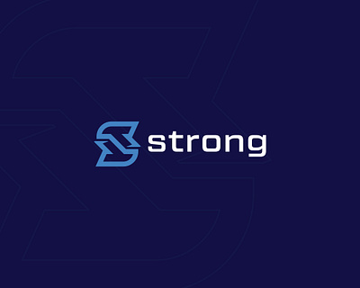 strong logo design - "S" lettermark logo concept branding branding logo graphic design icon letter mark logo letter s logo logo s s icon s letter logo s logo