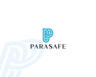 Parasafe logo design - "P" Lettermark logo branding branding logo graphic design icon letter mark logo letter p logo logo p p letter logo p logo