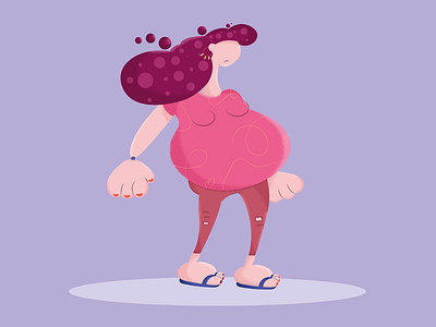 Pregnancy MOMents 🤯 Part 3 3rd trimester art baby belly character character design design digital art illustration illustrator photoshop pregnant vector