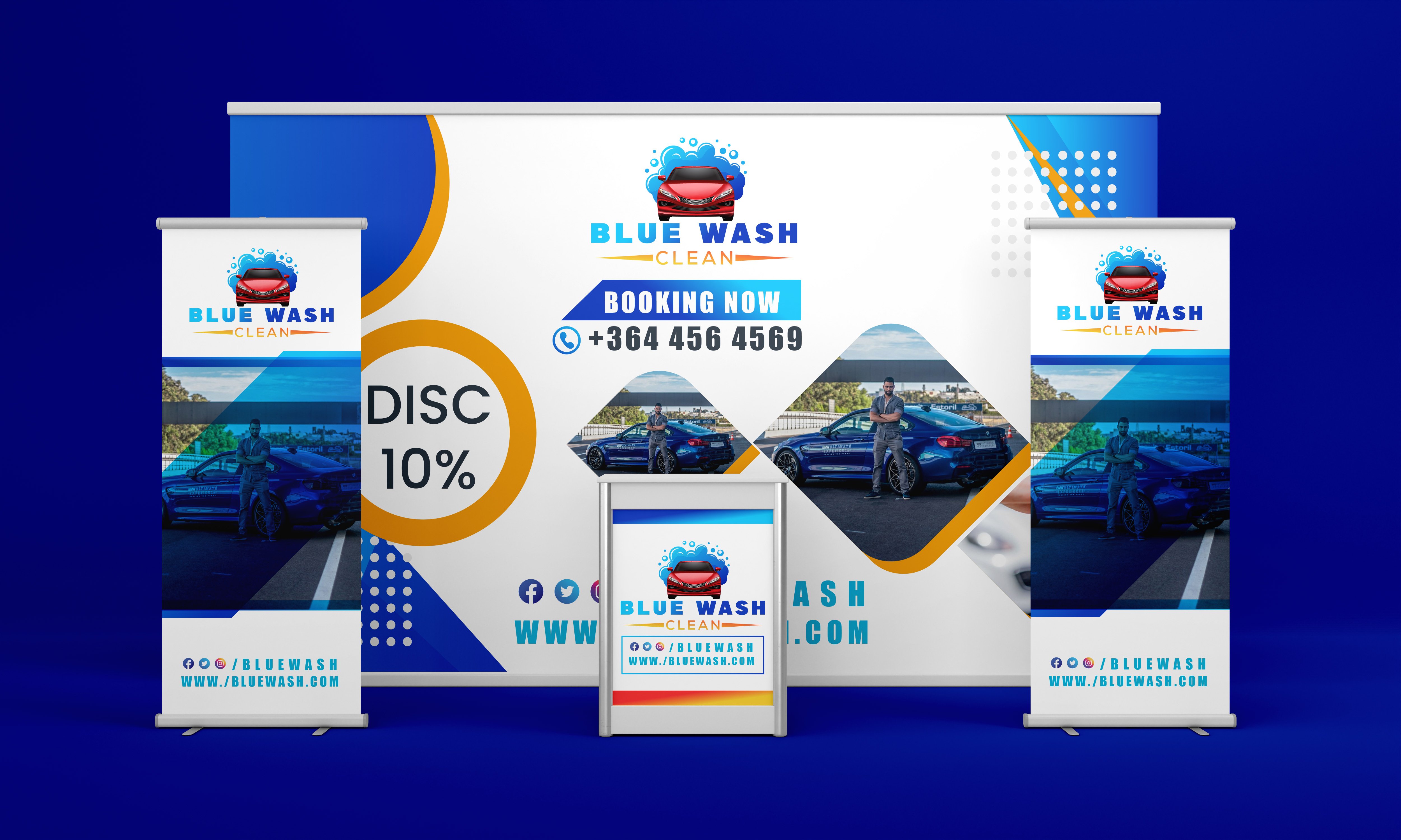 Example of I Will Design Trade Show Banner Backdrop