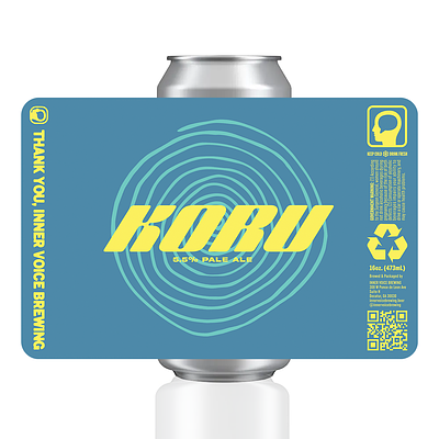 Koru art beer brewing can design design graphic design illustration inner voice brewing label label design typography