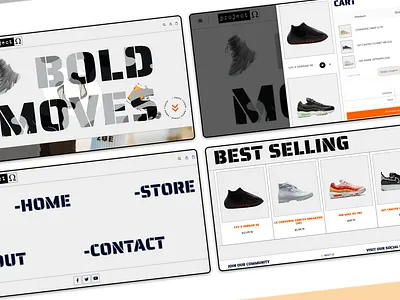 Project Ω Online Shoe Shop designed on WordPress design ecommerce online store ui ui design uiux web design web development website website design website development wordpress