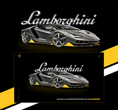 Lamborghini Web Design design product designer ui uiux ux website