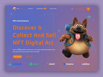 NFT Marketplace / Website Design agency website app branding design graphic design illustration landing page logo minimal nft nfts typography ui user interface design ux uxui vector web web design website