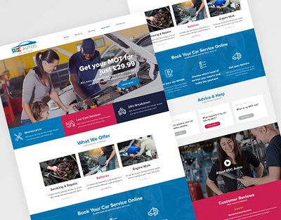 Car Repair Maintenance Website Landing Page automotive automotive website branding car maintenance car repair car showroom design graphic design home repair homepage illustration landing page design maintenance maintenance website uidesign uiuxdesign webdesign website landing page website ui ux websiteuiux