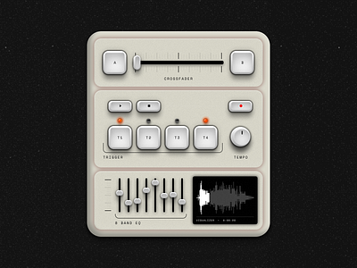 Fake VST but make it old school buttons ui design vst