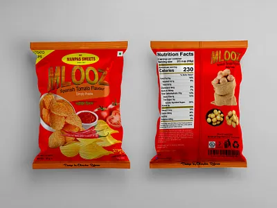 Chips & Snacks Packaging mockup Design Template book cover design bottle label design bottle mockup psd branding brochure template chips snacks packet design flyer foil bag mockup illustration logo mockup