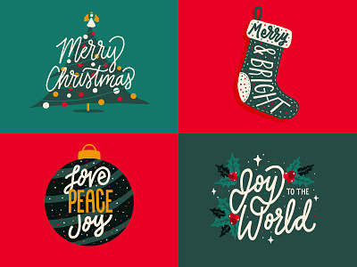 Christmas Type angel art bright christmas digital drawing happy holiday holidays illustration joy love merry peace procreate season sketch star type typography