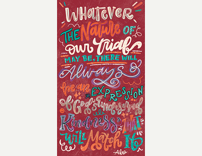 Lettering Exercise design graphic design handlettering illustration procreate procreateapp typography