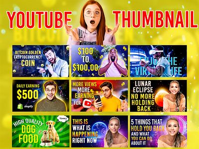 Youtube Thumbnail Design - Youtube thumbnail branding design graphic design seo marketing seo thumbnail social media design thumbnail thumbnail design thumbnail idea yewllo youtube youtube banner youtube thumbnail