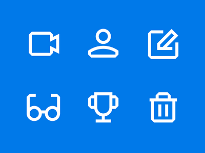 Notched Corners branding caps corners design exploration icon iconography icons iconstyle illustration logo style ui