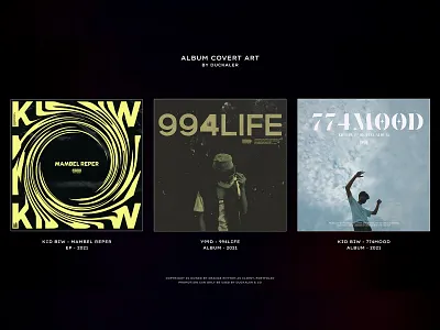 Album Cover Art 3 album cover art graphic design typography vector