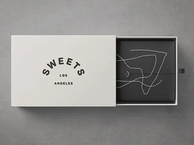 SWEETS LOS ANGELES / Packaging art direction branding creative direction design fashion design graphic design packaging print