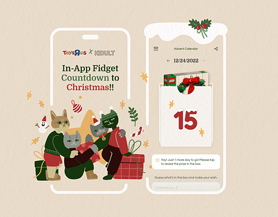 Daily UI - 049. Christmas 100 challenge 100 ui challenge advent calendar calendar cat christmas christmas app christmas calendar christmas countdown christmas illustration countdown daily ui daily ui challenge illustration lego ui challenge