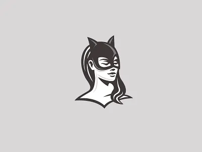 Catwoman branding catwoman design graphic design icons logo vector
