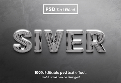 Silver Editable 3D Text Effect 2023 text 3d 3d font 3d text effect font effect golden graphic design liquid 3d text effect liquid text effect logo mockup silver 3d text silver liquid silver text effect text text effect web font