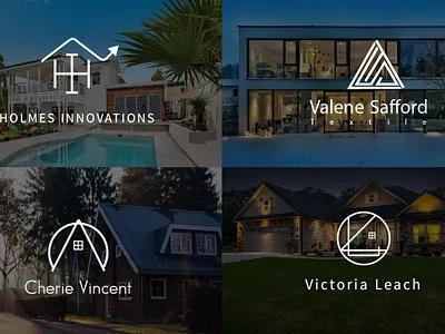 Real Estate logo design design graphic design illustrator logo monogram logo real estate logo