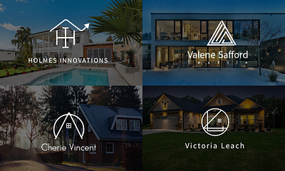 Real Estate logo design design graphic design illustrator logo monogram logo real estate logo