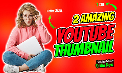 Youtube Thumbnails graphic design illustrator photoshop thumbnail youtube