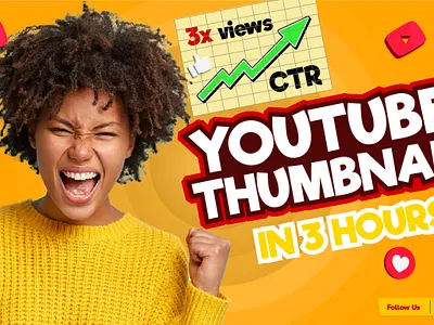 YouTube Thumbnails design graphic design illustrator photoshop thumbnail youtube thumbnail