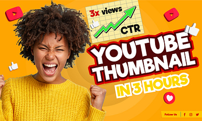YouTube Thumbnails design graphic design illustrator photoshop thumbnail youtube thumbnail